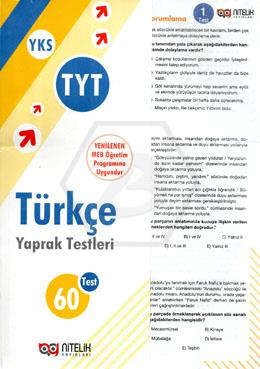TYT Türkçe 60lı Yaprak Test