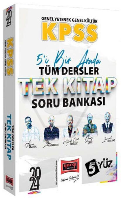 2024 KPSS Lisans GK-GY 5Yüz Ekibi Tüm Dersler Tek Kitap Soru Bankası