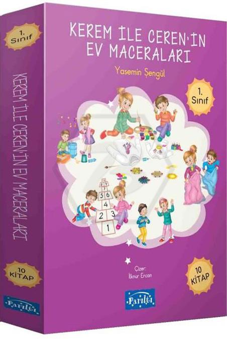 Kerem ile Cerenin Ev Maceraları - 10 Kitap Set