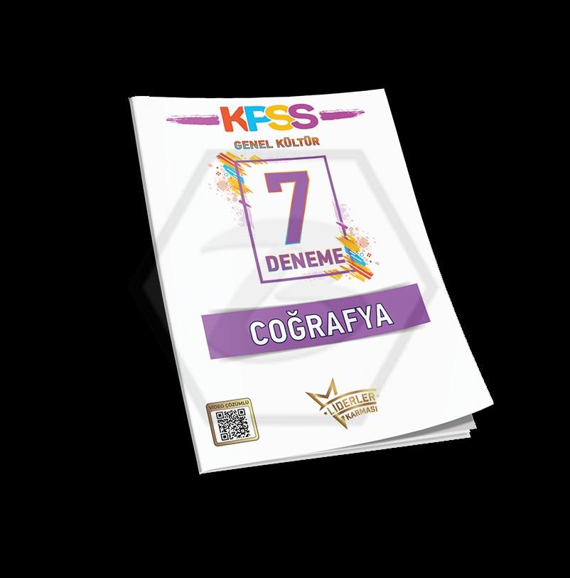 2026 KPSS Coğrafya 7 Deneme Çözümlü