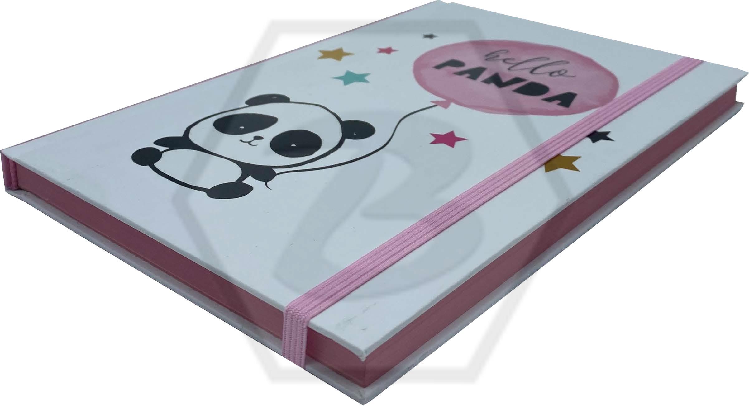 Hello Panda Çizgisiz Defter