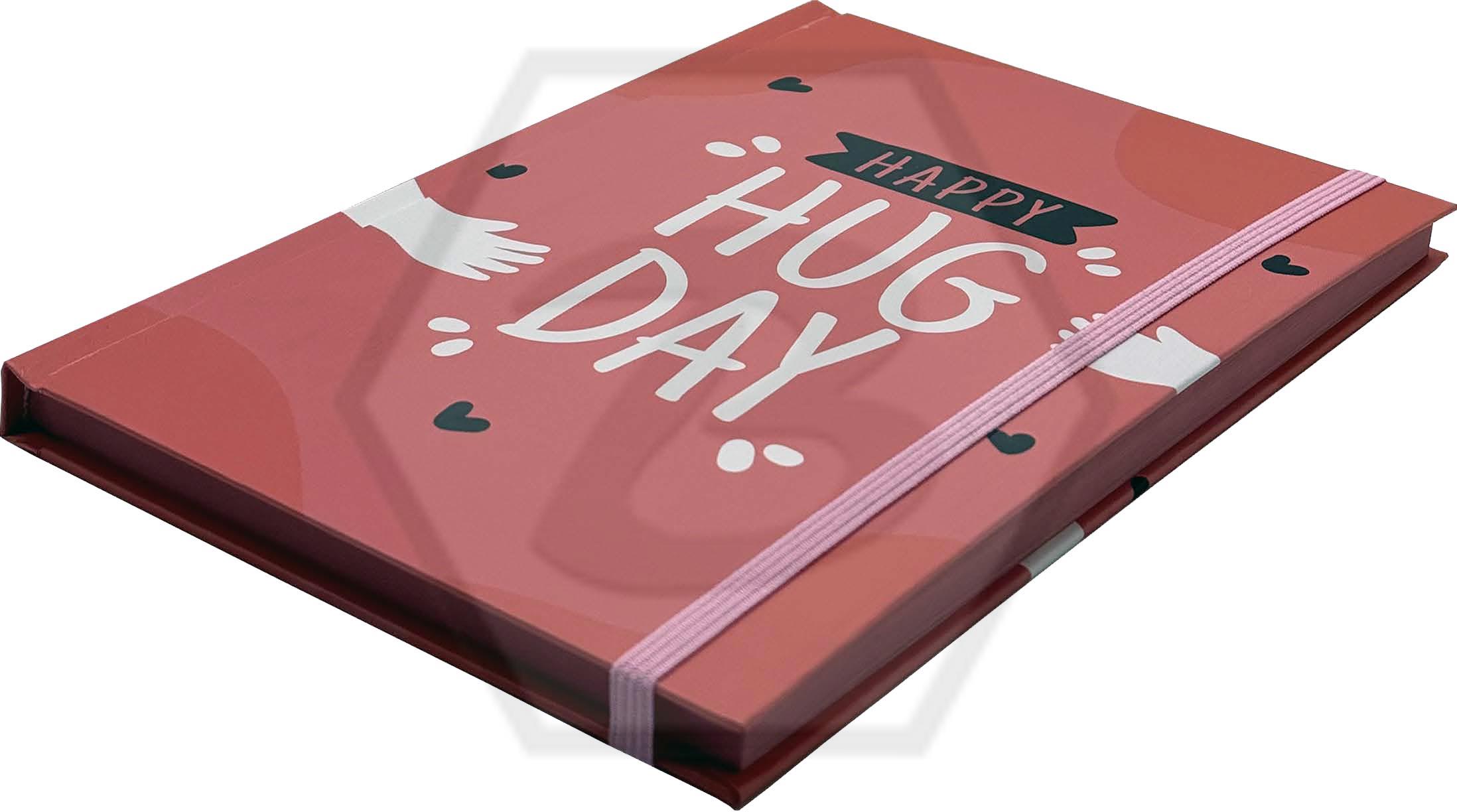 Happy Hug Day Çizgisiz Defter