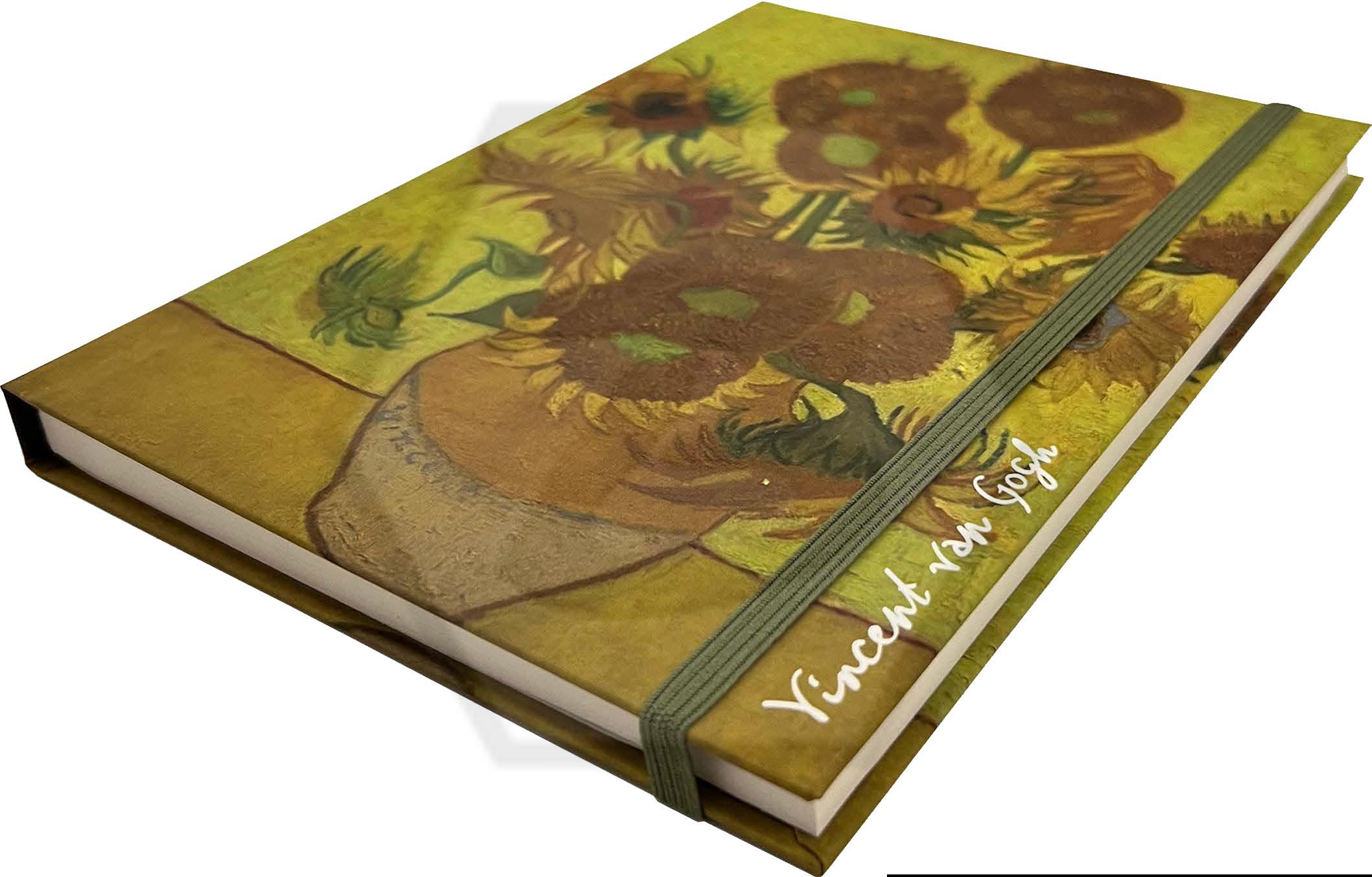 Van Gogh - Ayçiçekleri Çizgisiz Defter