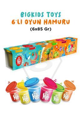 Bigkids Toys / 6 lı Oyun Hamuru (6x85 Gr)