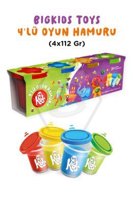 Bigkids Toys / 4 lü Oyun Hamuru (4x112 Gr)