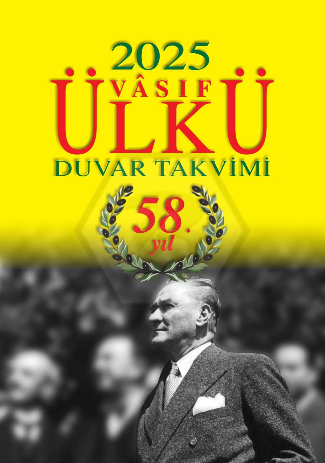 2025 Ülkü Duvar Takvimi