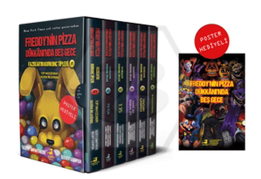 Fazbearin Korkunç Tip.  6 Kitap Poster Hediyeli Kutulu Set