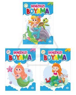 Denizkızı Boyama Seti (3 Kitap Takım)