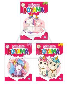 Unicorn Boyama Seti (3 Kitap Takım)