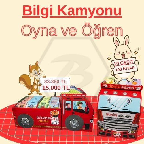 Bilgi Kamyonu - Oyna ve Öğren (10 Çeşit 100 Kitap)