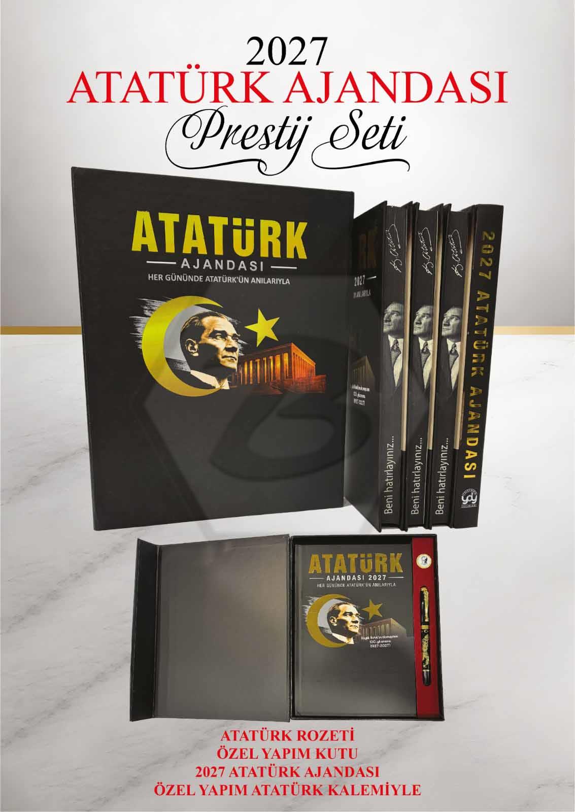 Atatürk Ajandası 2027 - Prestij Seti