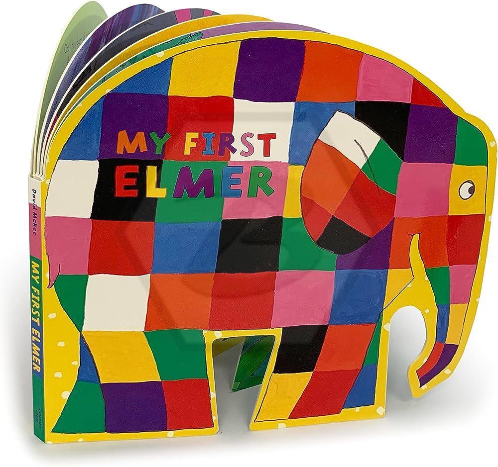 My First Elmer (Shaped Board Book)