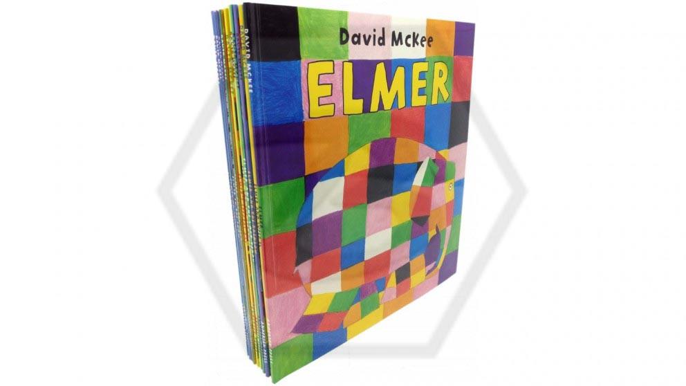 Elmer 10 book pack - Elmer, Elmer - the Rainbow, Elmer - the Race, Elmer in the Snow, Elmer - the Tune, Elmers Birthday, Elmer - the Super El, Elmer - the Lost Teddy, Elmer - Wilbur, Elmers Special 