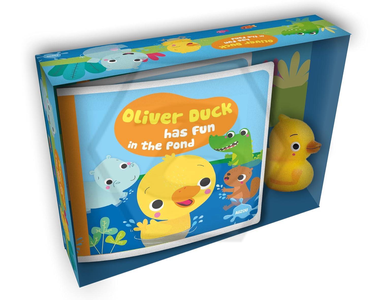 My First Bath Book & Toy - Oliver Duck Has Fun İn The Pond