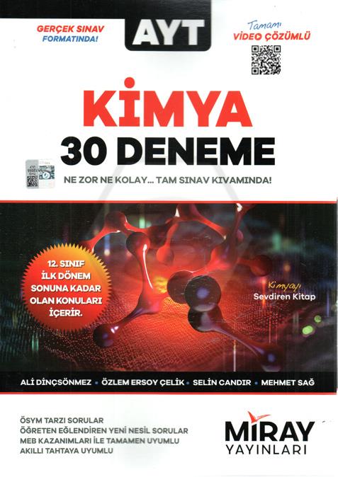 AYT Kimya 30’lu Deneme Sınavı