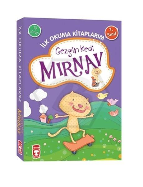 Gezgin Kedi Mırnav - İlk Okuma Kitaplarım Set (10 Kitap Takım)