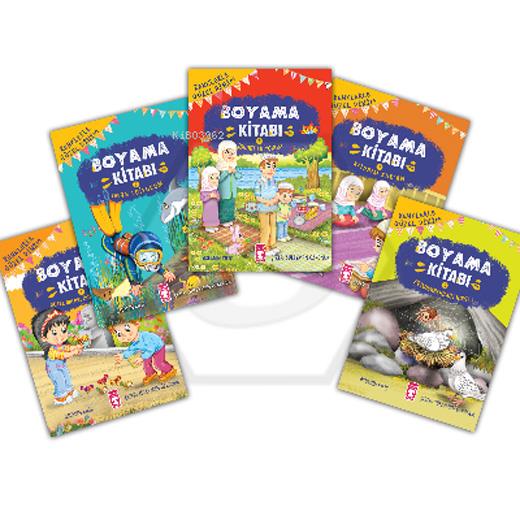 Renklerle Güzel Dinim Boyama Kitabı Set - 5 Kitap