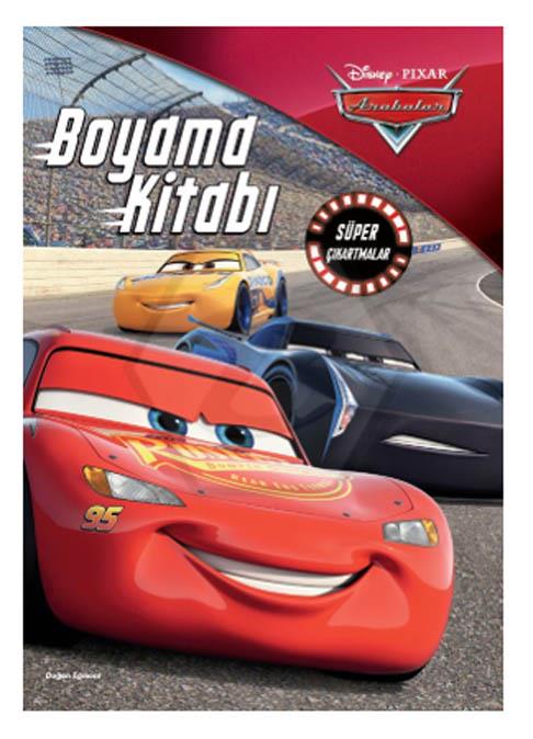 Disney Pıxar Arabalar Boyama Kitabı Süper Çıkartmalar