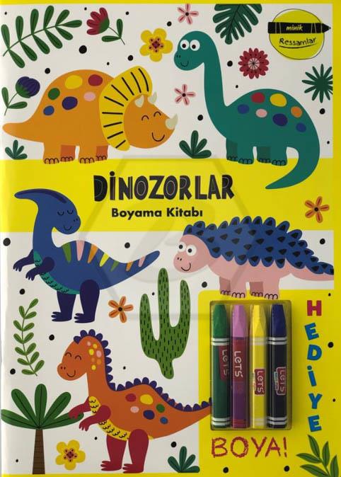 Minik Ressamlar Dinozorlar Boyama Kitabı