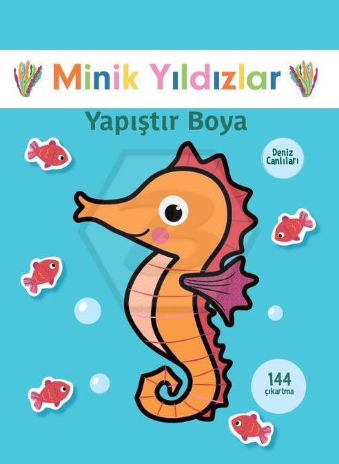 Minik Yıldızlar Deniz Canlıları Yapıştır Boya