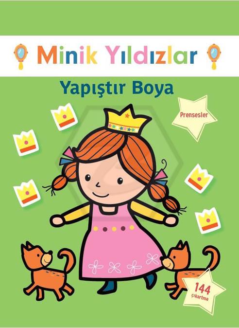 Minik Yıldızlar Prensesler Yapıştır Boya