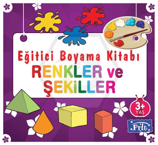 Renkler Ve Şekiller - Eğitici Boyama