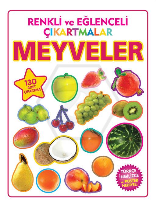 Meyveler-Renkli Eğlenceli Çıkartmalar