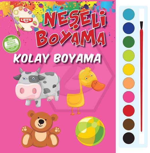 Neşeli Boyama - Kolay Boyama - (Suluboyalı)