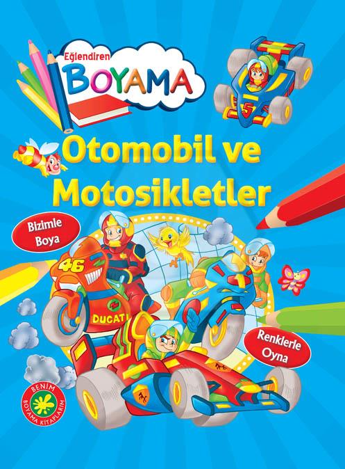 Eğlendiren Boyama Otomobil Ve Motorsikletler