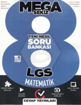 8.Sınıf LGS Mega Matematik Yeni Nesil Soru Bankası