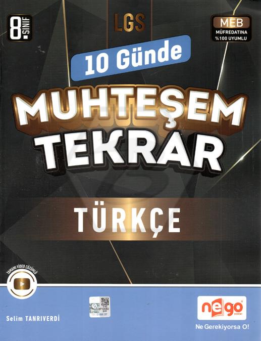 LGS 10 Günde Muhteşem Tekrar Türkçe