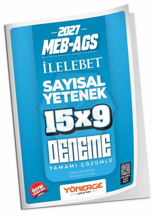2027 MEB-AGS Sayısal Yetenek İLELEBET 15x9 Deneme Çözümlü