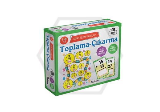 Dört İşlem Kartlar-Toplama-Çıkarma -7-8 Yaş