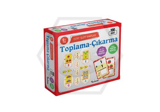 Dört İşlem Kartlar-Toplama-Çıkarma -6+Yaş