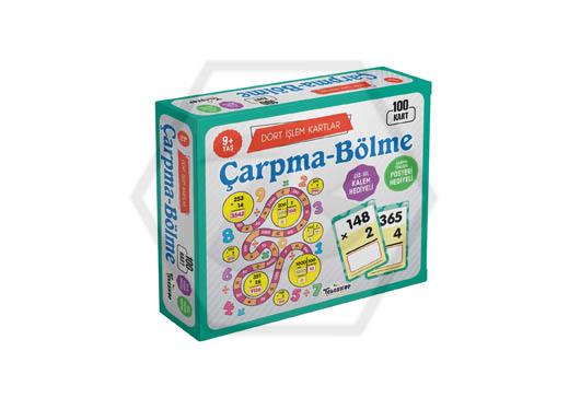 Dört İşlem Kartlar-Çarpma-Bölme -9 Yaş