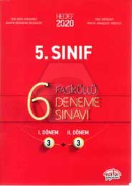 5.Sınıf 3+3 Fasiküllü 6lı Deneme Sınavı