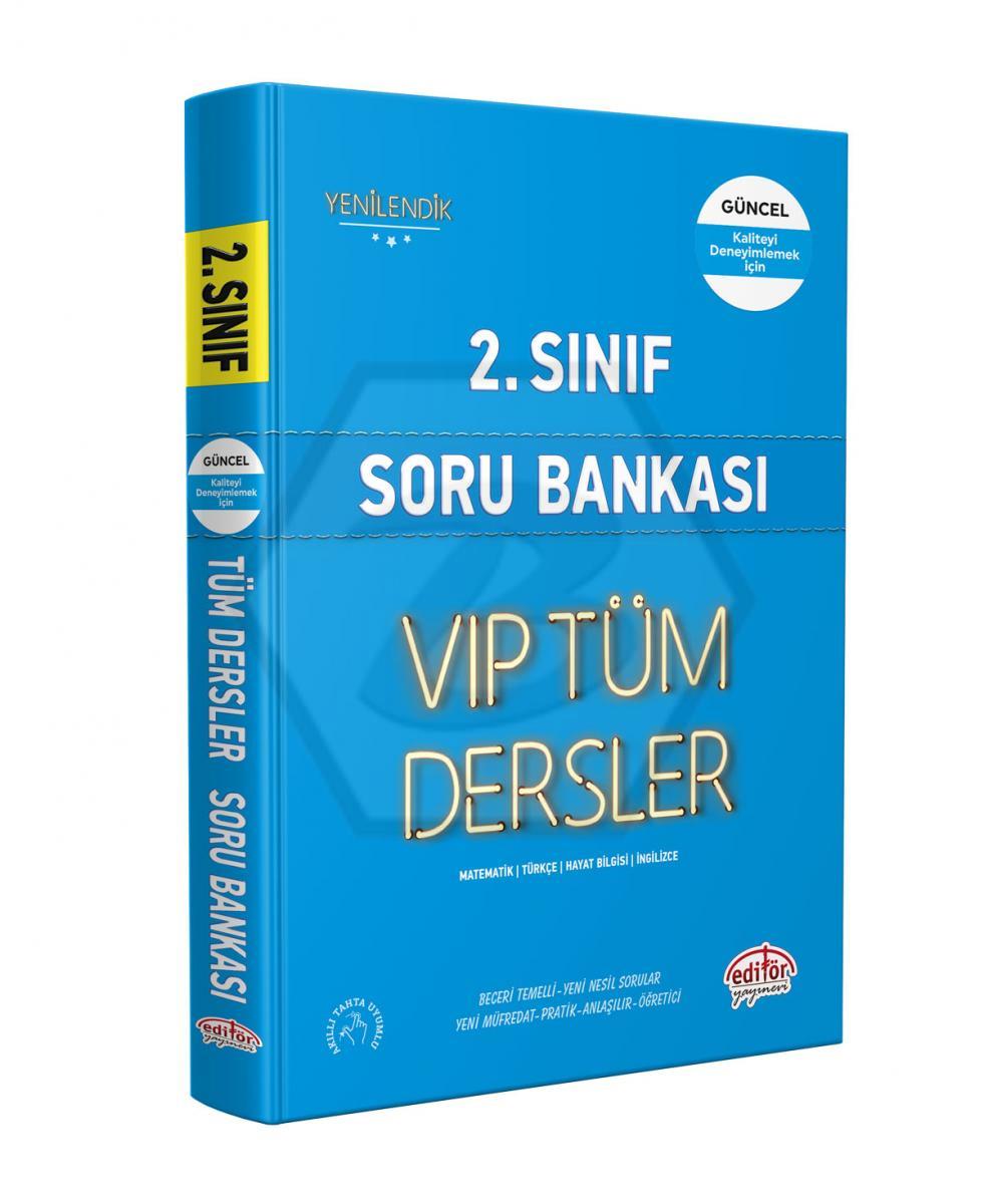 2.Sınıf VIP Tüm Dersler Soru Bankası Mavi Kitap