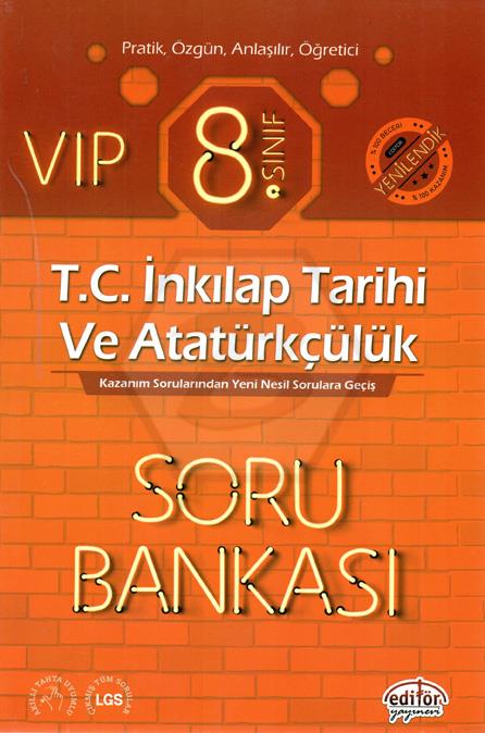 2022 8.Sınıf VIP T.C İnkılap Tarihi ve Atatürk Soru Bankası