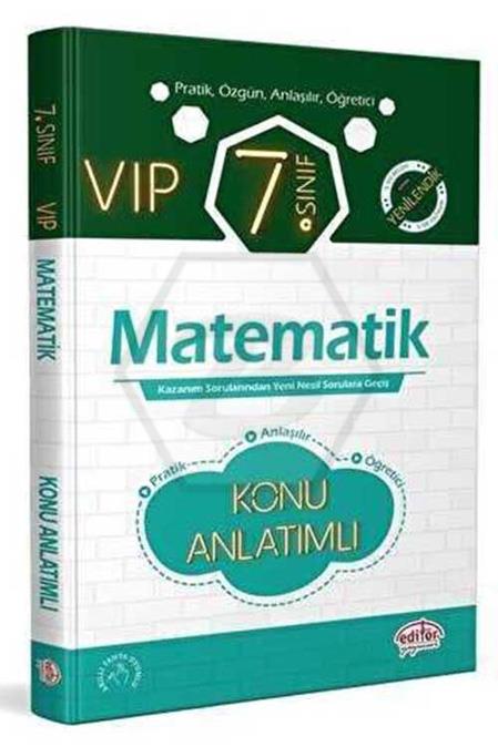 7.Sınıf VIP Matematik Konu Anlatımı - Yenilendik