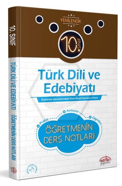 10.Sınıf Türk Dili ve Edebiyatı Öğretmenin Ders Notları