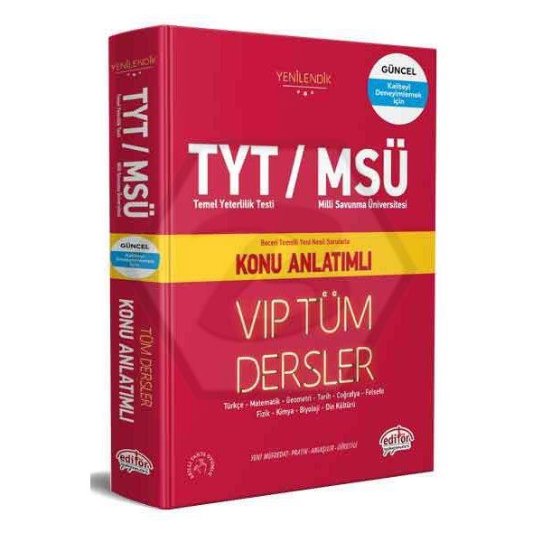 TYT-MSÜ Tüm Dersler Vip Konu Anlatımlı