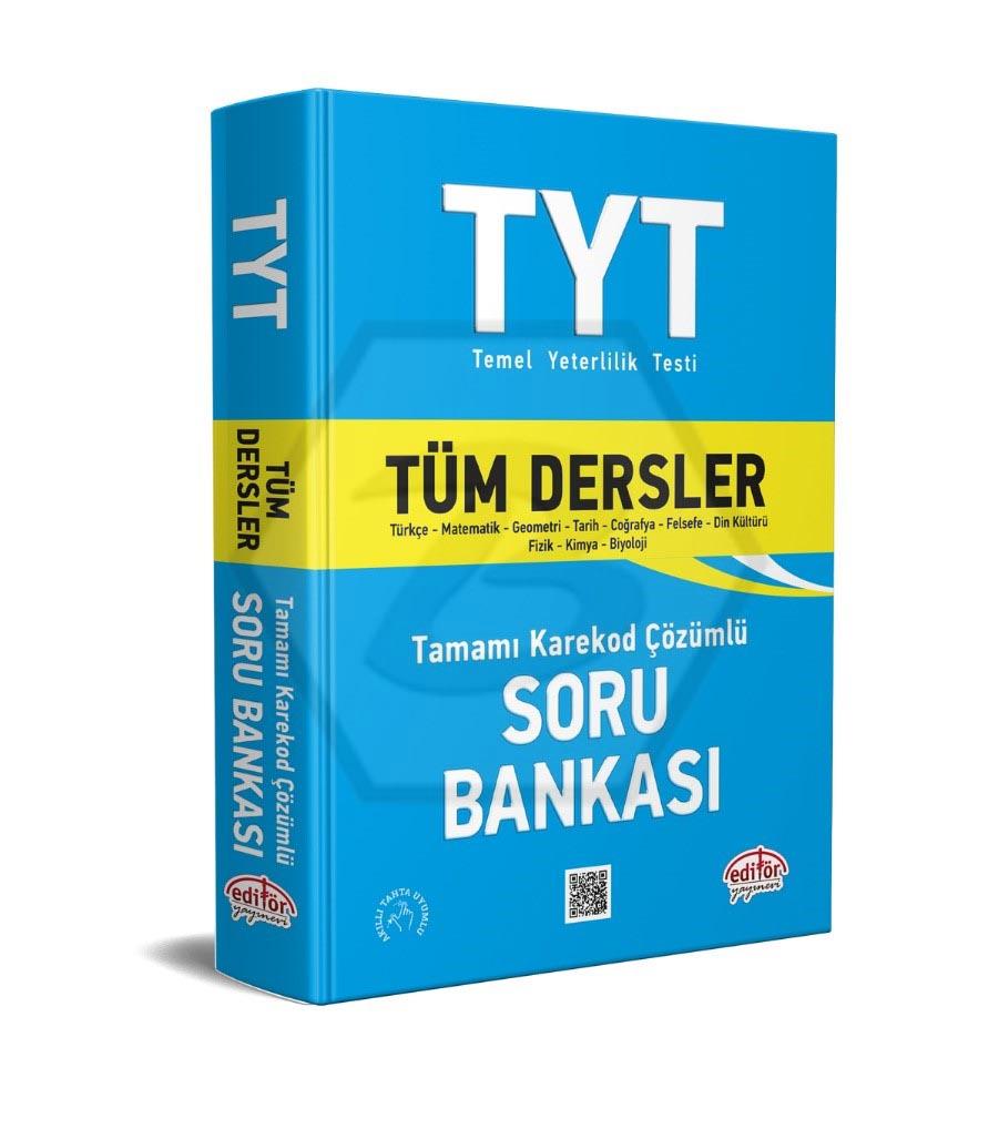 TYT Tüm Dersler Soru Bankası - Tamamı Karekod Çözümlü