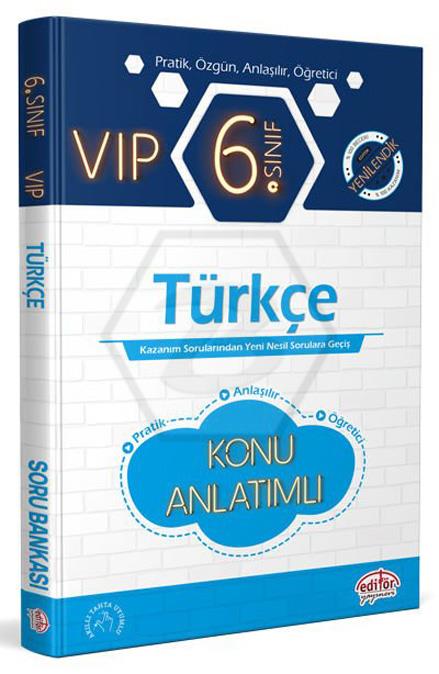 6.Sınıf Vip Türkçe Konu Anlatımlı Yenilendik