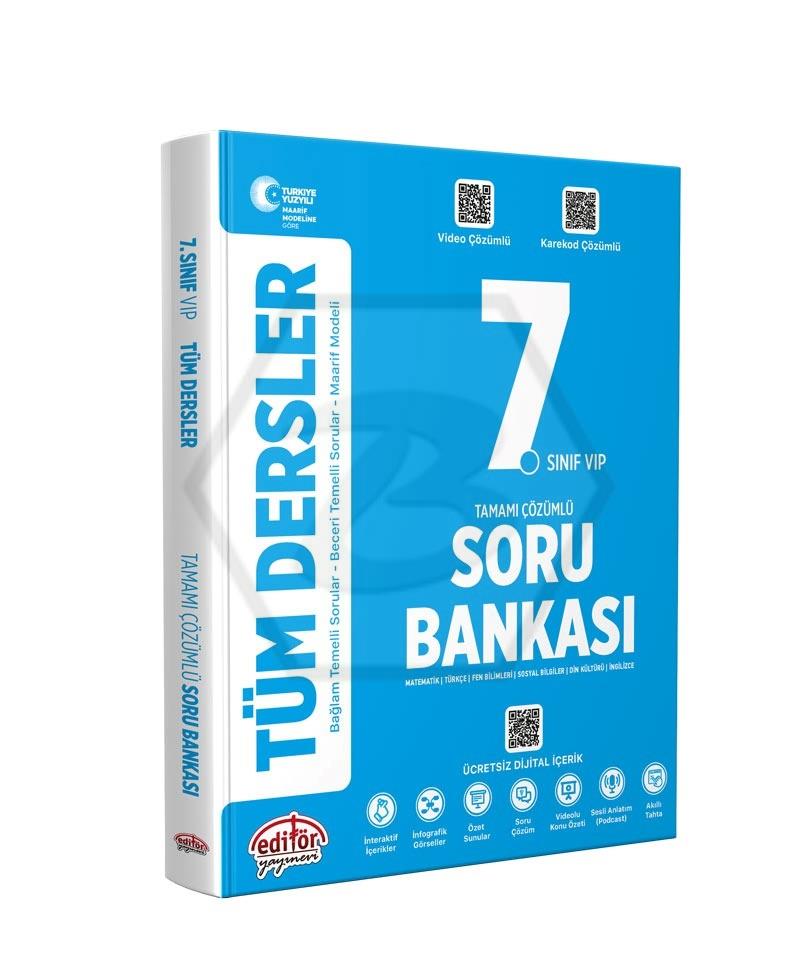 7.Sınıf Tüm Dersler Soru Bankası 