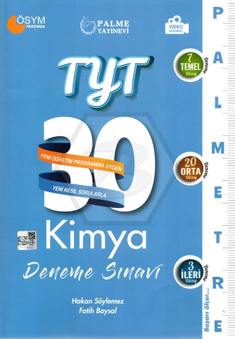 TYT Kimya Palmetre 30 Lu Deneme Sınavı