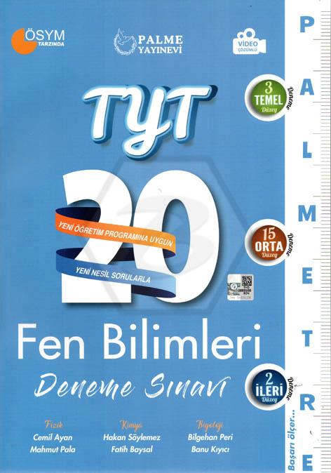 TYT Fen Bilimleri Palmetre 20 Li Deneme Sınavı