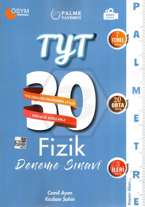 TYT Fizik Palmetre Serisi 30 Deneme