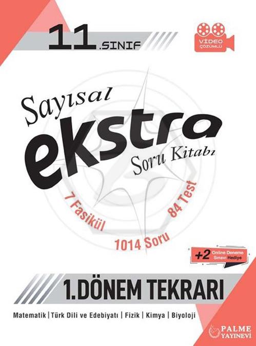 11.Sınıf Sayısal Ekstra Soru Kitabı 1.Dönem Tekrarı