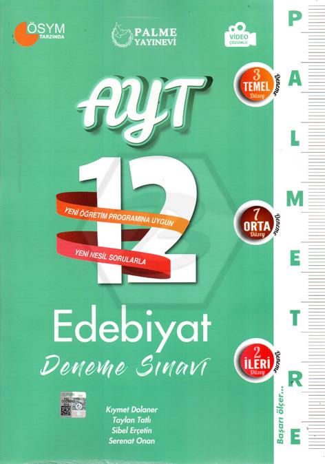 AYT Edebiyat Palmetre 12 Deneme Sınavı