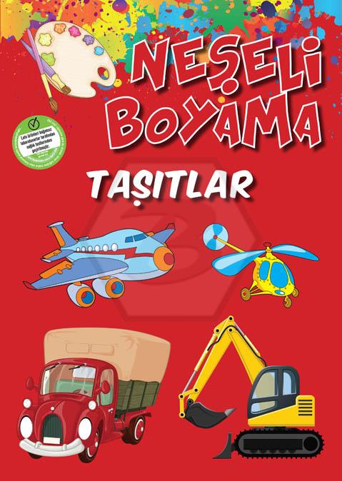 Neşeli Boyama - Taşıtlar - (Suluboyalı)